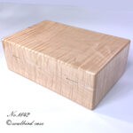 no.1842　背面　カーリーメイプル10本用時計ケース