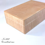 no.1842　左面　カーリーメイプル10本用時計ケース