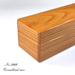 no.5969　左面　ケヤキ　5本用時計ケース