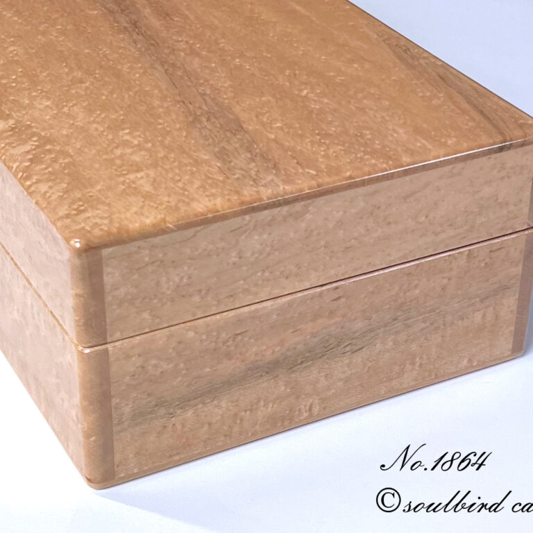 バーズアイメイプル10本用時計ケース　右面