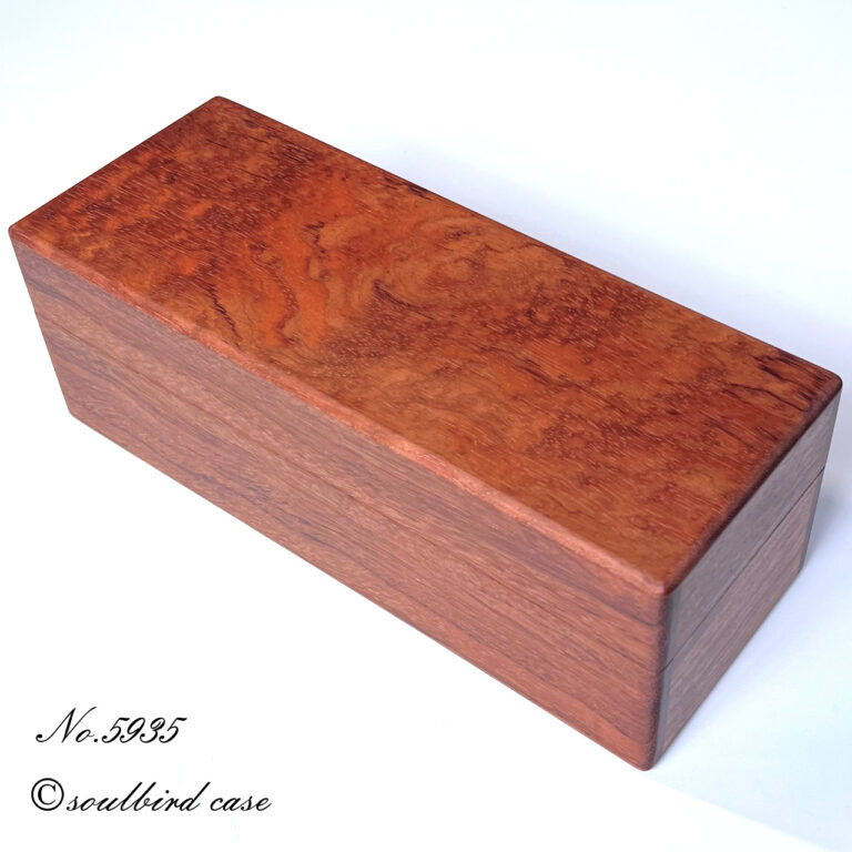 ブビンガ5本用時計ケース　no.5935　天板