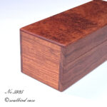 ブビンガ5本用時計ケース　no.5935　左面