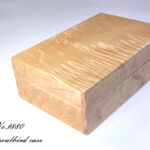 左面　トチ杢　10本用時計ケース