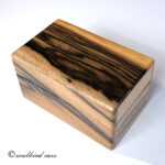 天板　黒柿3本用時計ケース