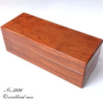 ブビンガ5本用時計ケース鏡面仕上げ