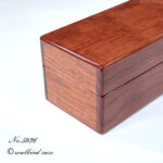 左面　ブビンガ5本用時計ケース鏡面仕上げ