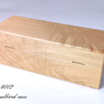 背面　トチ杢5本用時計ケース