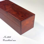 右面　紫檀5本用時計ケースオイル仕上げ