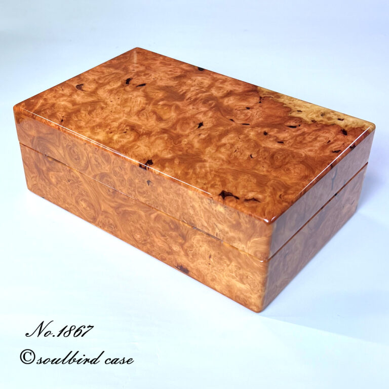 花梨バール　背面　10本用時計ケース