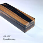 no.0791 黒柿横長 1本用時計ケース