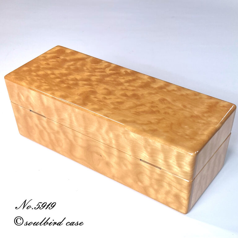 no.5919 キルテッドメイプル5本用時計ケース