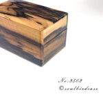 No.3503　黒柿3本用時計ケース