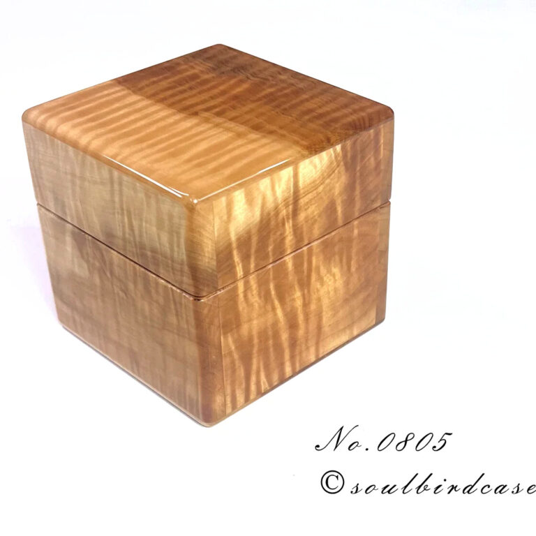 No.0805　トチ杢　1本用時計ケース