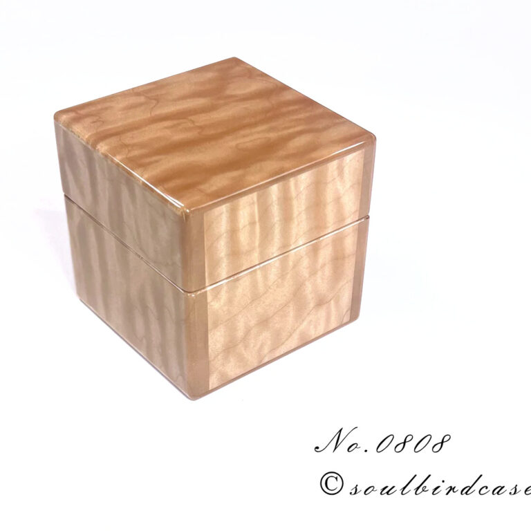 No.0808　キルテッドメイプル　1本用時計ケース