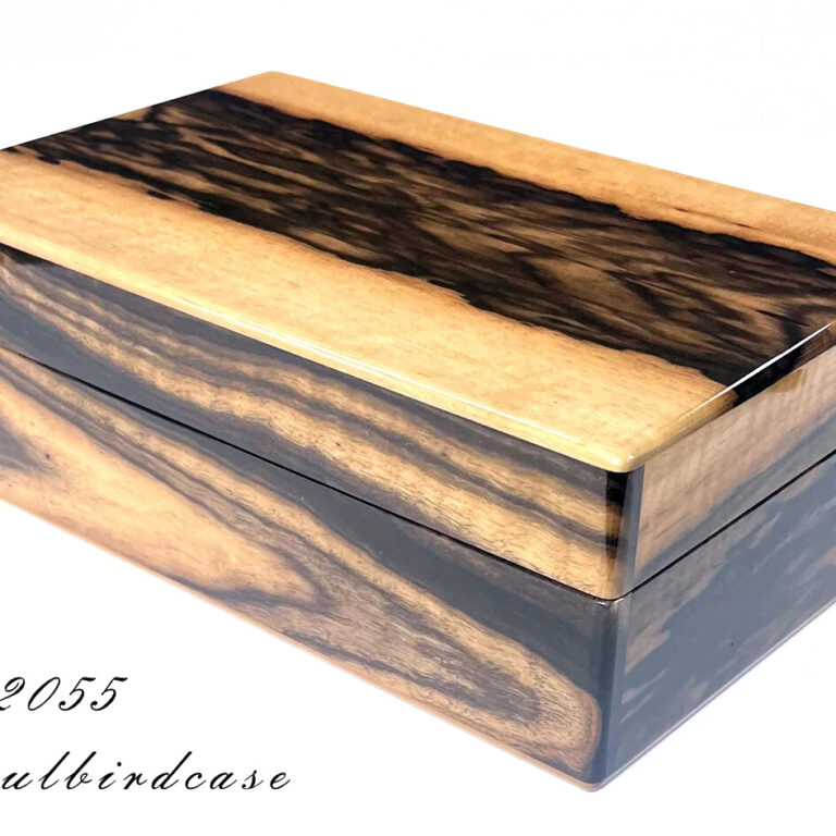 No.2055　 黒柿 　10本用時計ケース