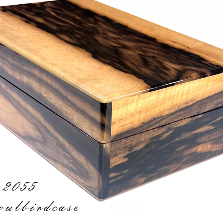 No.2055　 黒柿 　10本用時計ケース