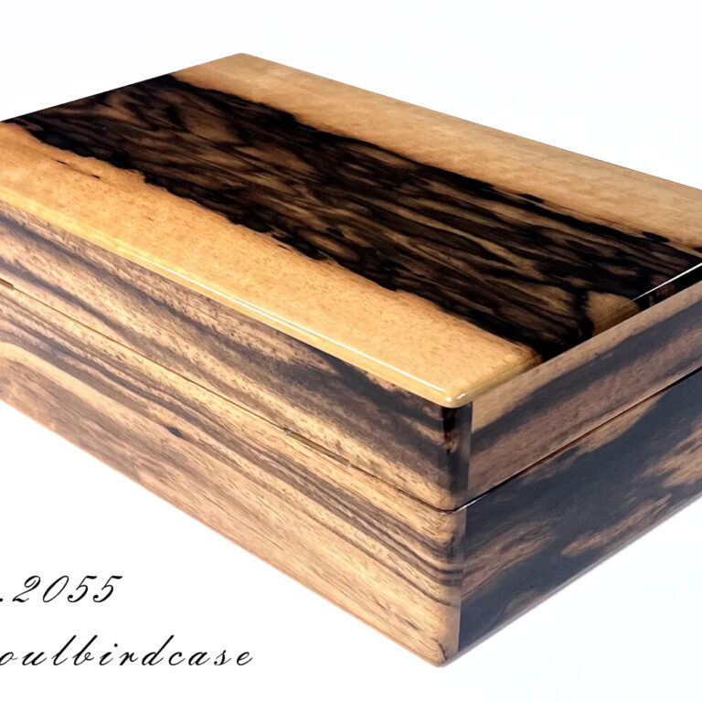 No.2055　 黒柿 　10本用時計ケース