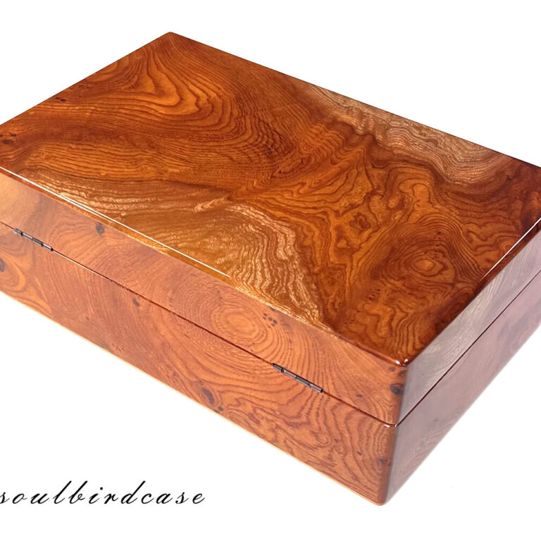 No.2073　 天然ケヤキ 　10本用時計ケース