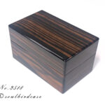 No.3518　縞黒檀 鏡面仕上げ 3本用時計ケース