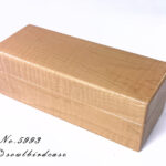 No.5993カーリーメイプル５本用時計ケース