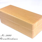 No.5993カーリーメイプル５本用時計ケース右面