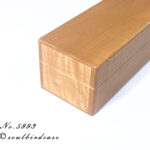 No.5993カーリーメイプル５本用時計ケース左面