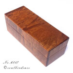 No.6017　サペリ　5本用時計ケース　鏡面仕上げ