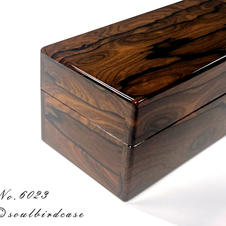 No.6023シャム柿5本用時計ケース左面