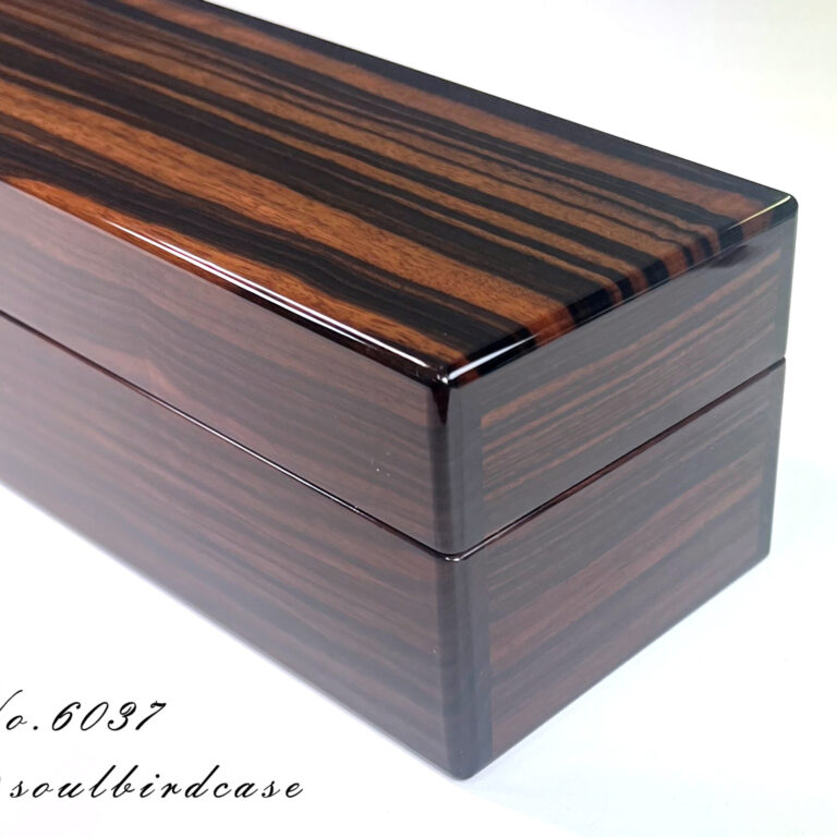 No.6037シマコクタン5本用時計ケース鏡面仕上げ