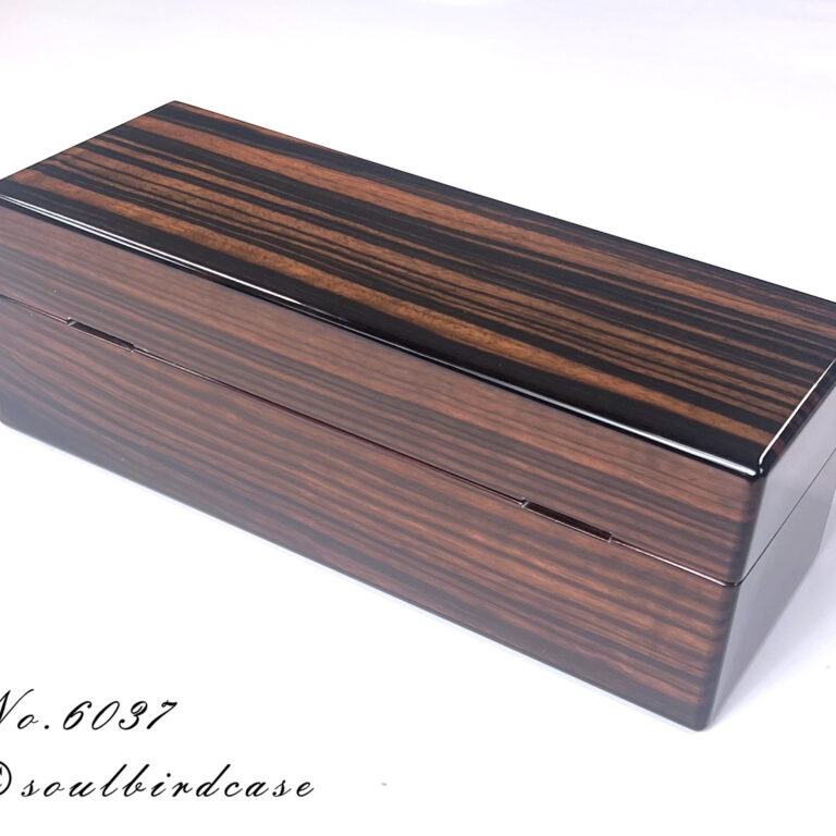 No.6037シマコクタン5本用時計ケース鏡面仕上げ