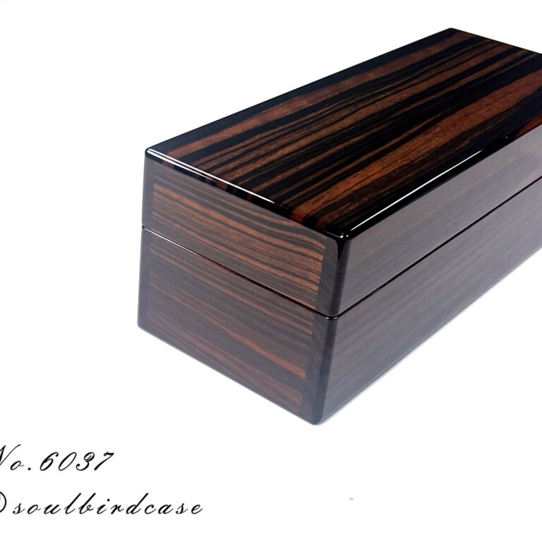 No.6037シマコクタン5本用時計ケース鏡面仕上げ