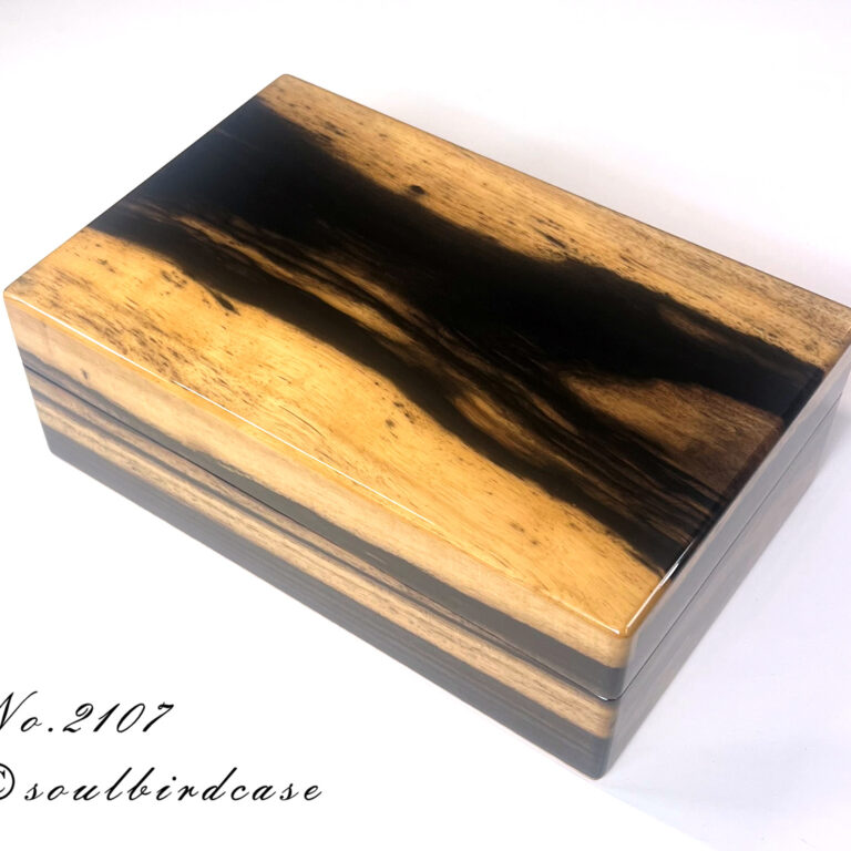 No.2107黒柿10本用時計ケース