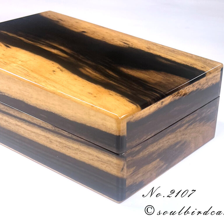 No.2107黒柿10本用時計ケース