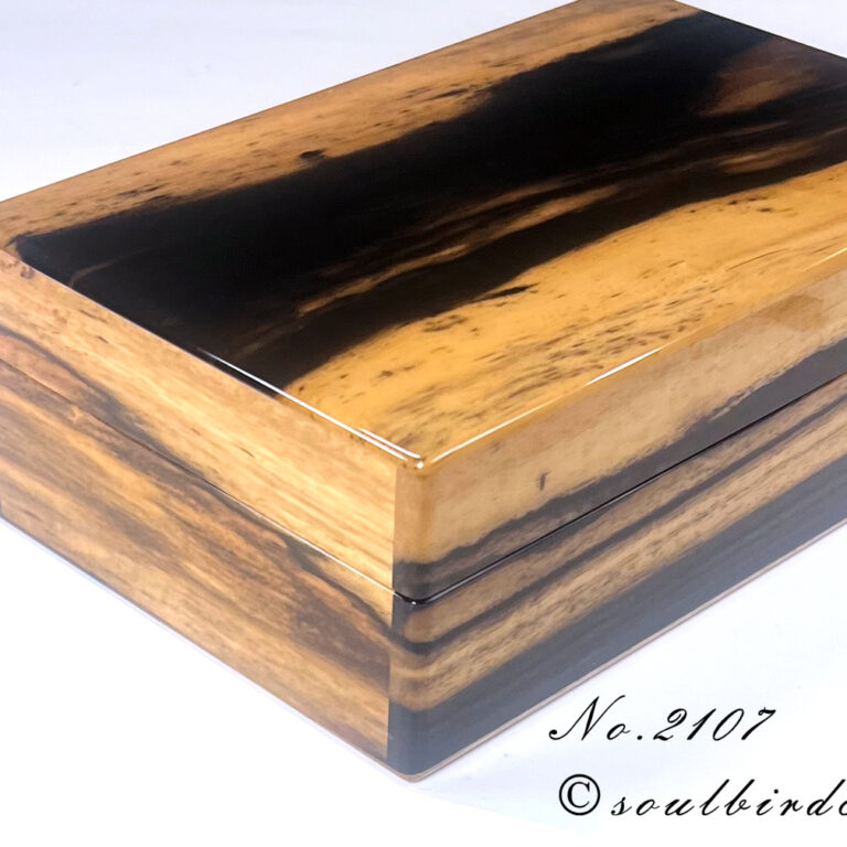 No.2107黒柿10本用時計ケース