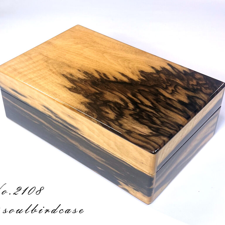 No.2108黒柿10本用時計ケース