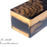 No.3556　黒柿　3本用時計ケース