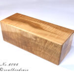 No.6044　トチ材赤み・杢あり　5本用時計ケース　鏡面仕上げ