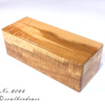 No.6044　トチ材赤み・杢あり　5本用時計ケース　鏡面仕上げ