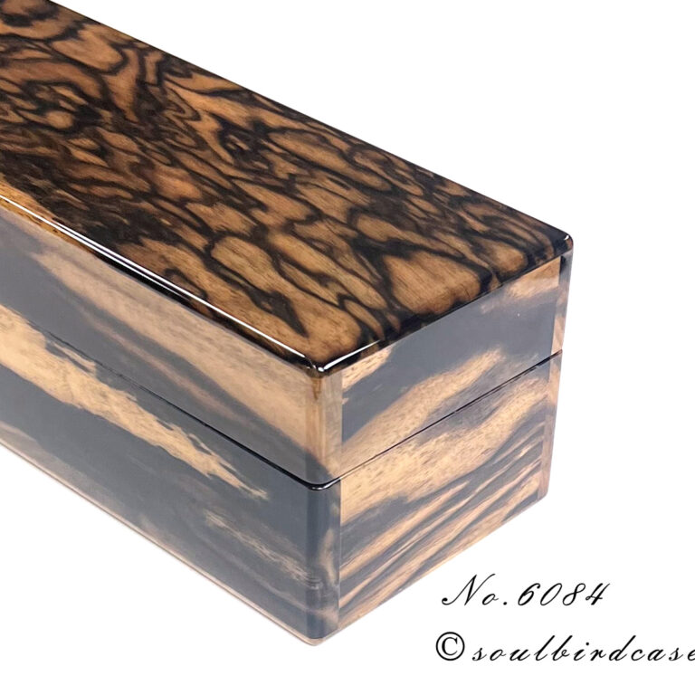 No.6084　黒柿5本用時計ケース