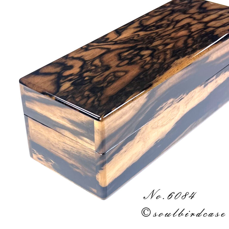 No.6084　黒柿5本用時計ケース