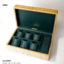 after-内装レザー放牧ラムレザーグリーン 腕時計6本仕様+小物 after-内装レザー放牧ラムレザーグリーン 腕時計6本仕様+小物