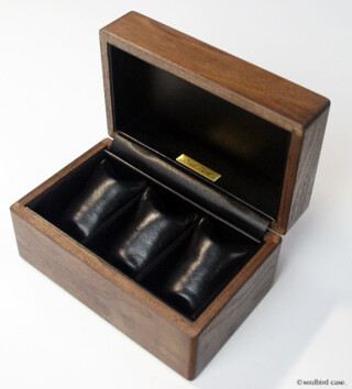 ウォールナット材3本用ケース