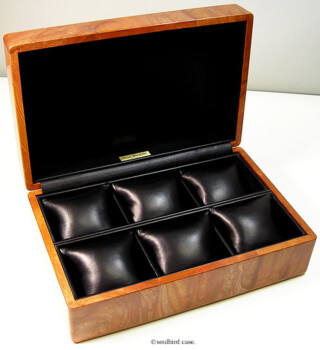 ケヤキ時計ケース 内装6本仕様 ケヤキ時計ケース 内装6本仕様