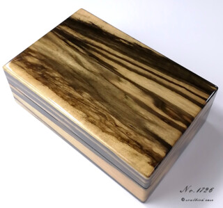 No.1726 黒柿10本用時計ケース 時計ケース黒柿材10本用 天板