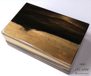 時計ケース黒柿材10本用1726 底面