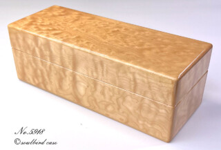 No.5918 キルテッドメイプル5本用時計ケース キルテッドメイプル5本用時計ケース