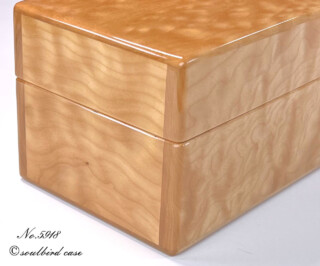 左面 キルテッドメイプル5本用時計ケース