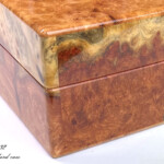 右面 花梨バール5本用時計ケース