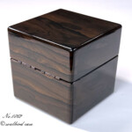 背面 シャム柿1本用時計ケース