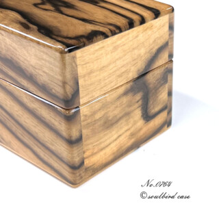 右面 黒柿1本用時計ケース